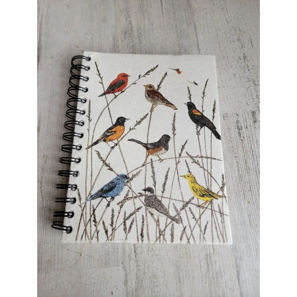 Variety bird blue jay sketch book‎ hummingbird cardinal unique